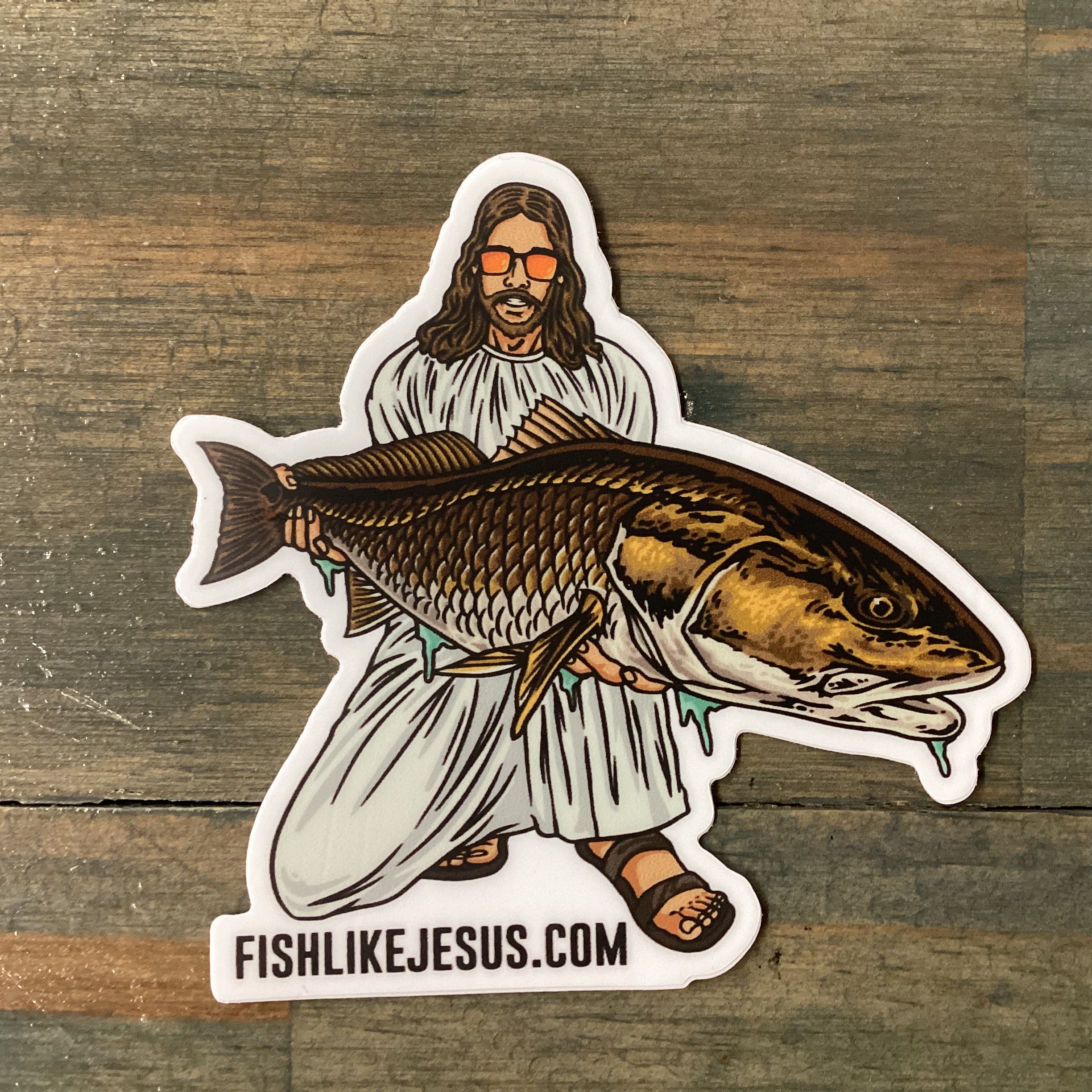 Fish Like Jesus - JC Redfish