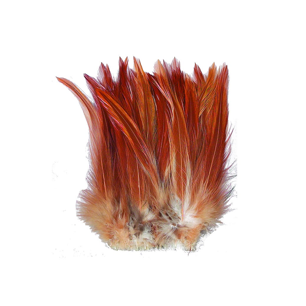 Marabou Brothers Rooster Natural Red Hackle
