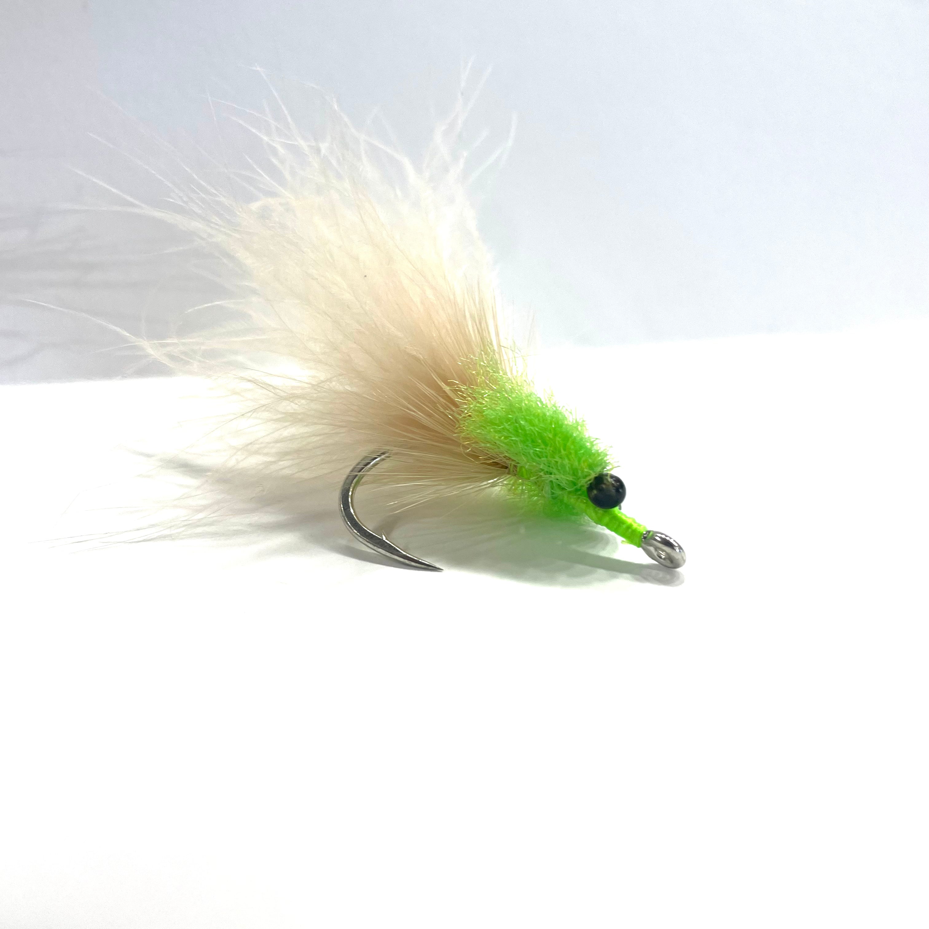 Marabou Toad Chartreuse & Tan