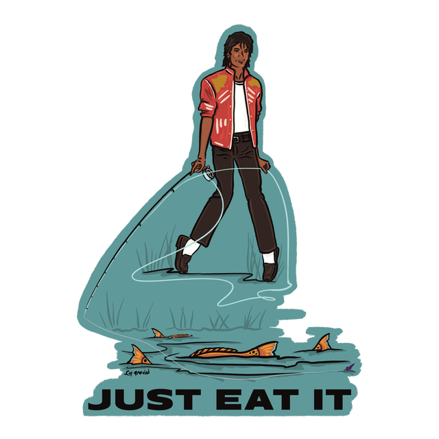 C. M. Martin Just Eat It Sticker