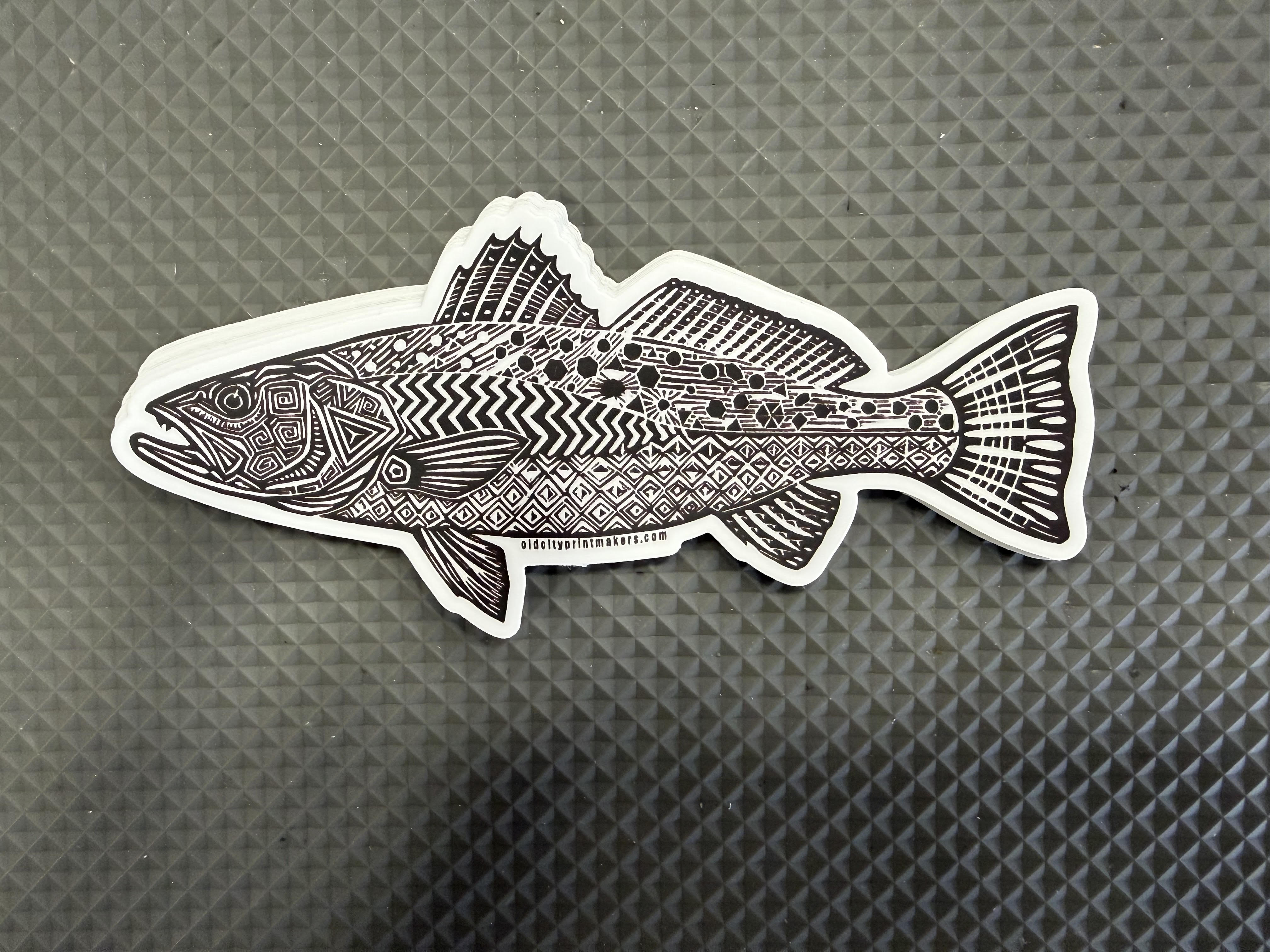 Ted's Speckeld Trout Sticker